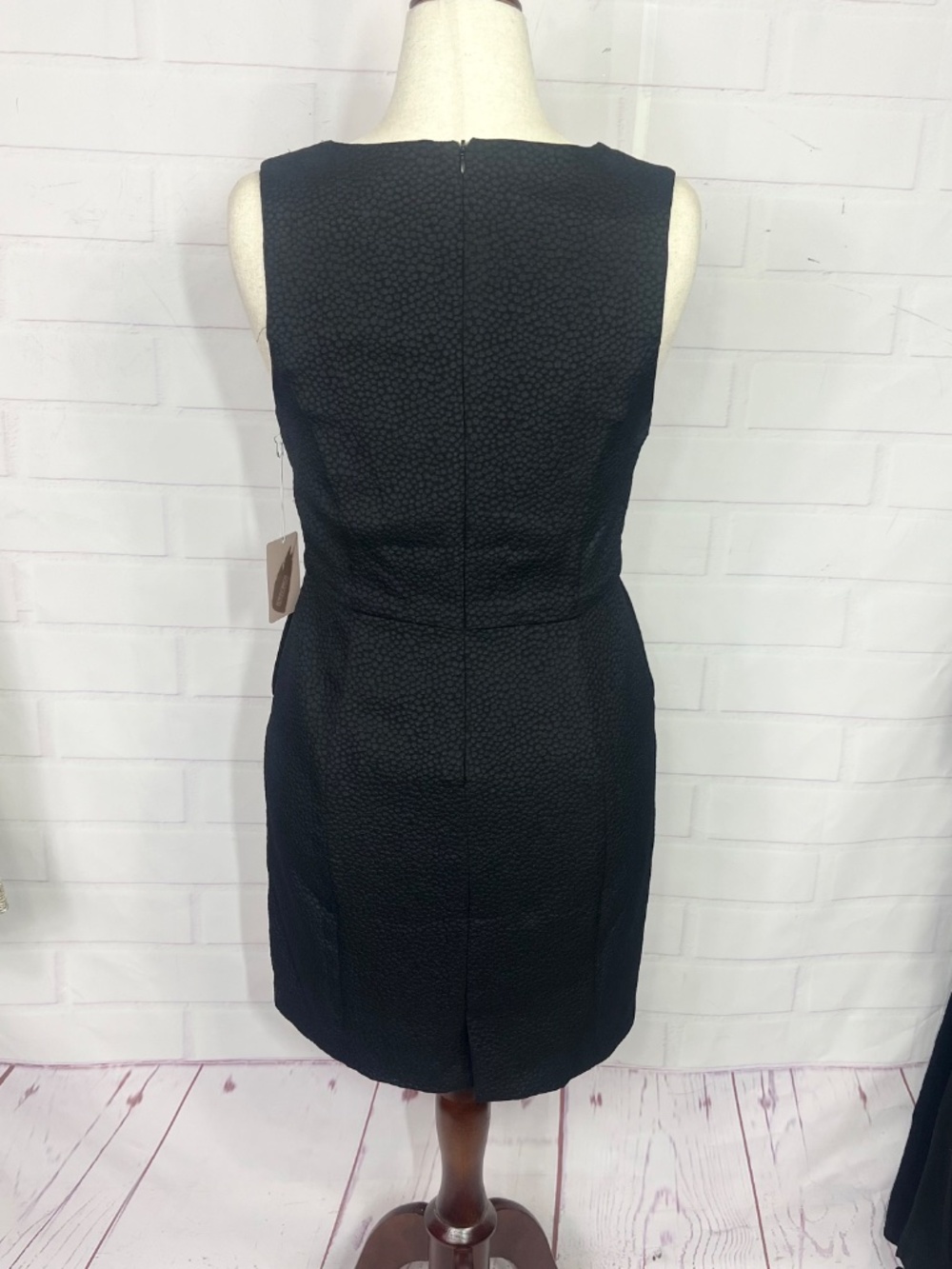 NWT🤩 |•FOREVER 21•| Textured Black Dress Size Large - Picture 4 of 12